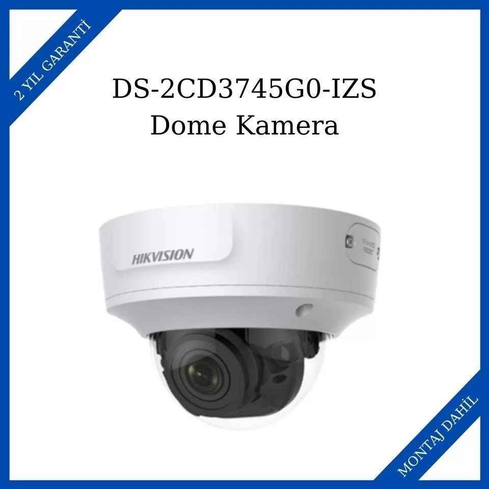 Haikon / Hikvision DS-2CD3745G0-IZS 4MP Ip Dome Kamera