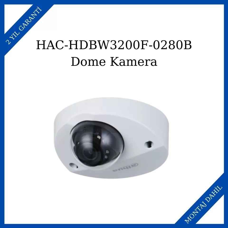 Dahua HAC-HDBW3200F-0280B 2MP 2MP HDCVI IR Eyeball Kamera