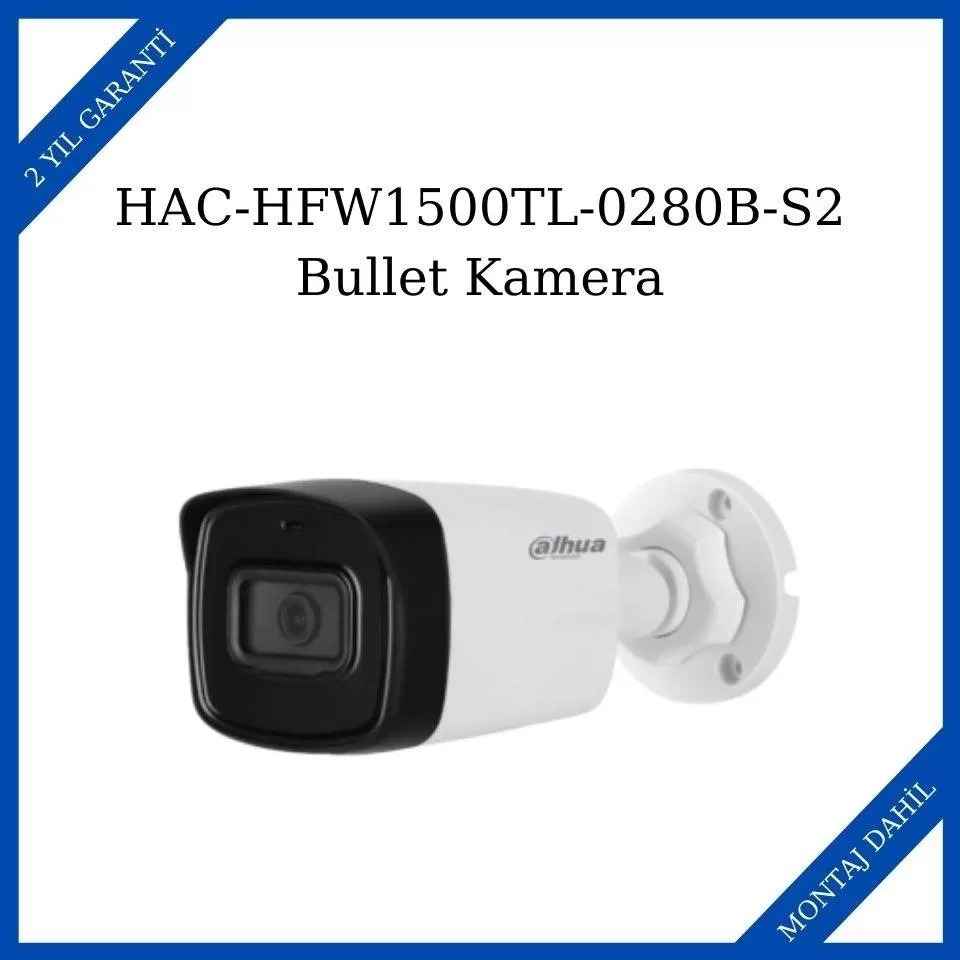 Dahua HAC-HFW1500TL-0280B-S2 5MP 5MP Starlight HDCVI IR Bullet Kamera