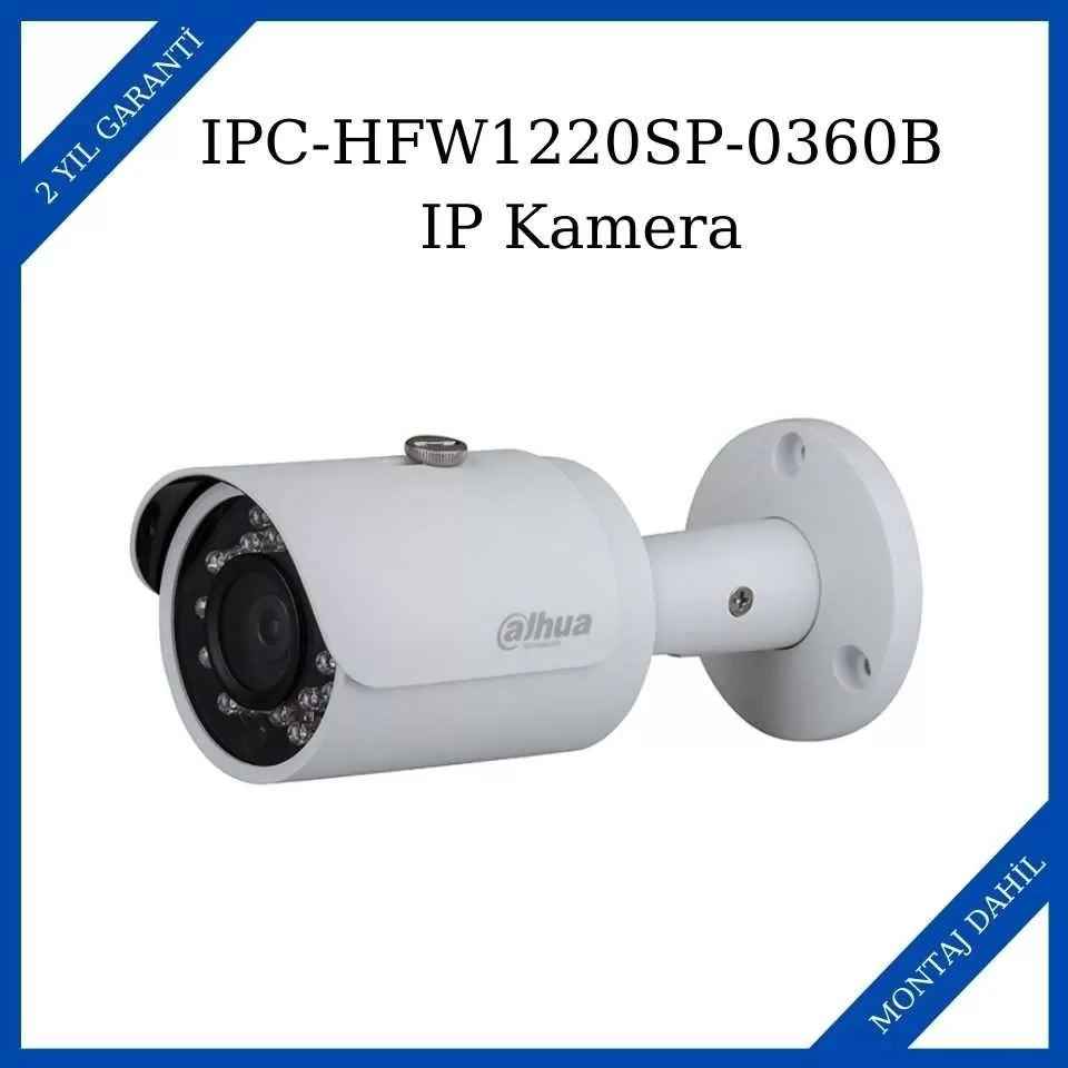 Dahua IPC HFW1220SP 0360B IP Kamera 2MP IP IR Bullet Kamera