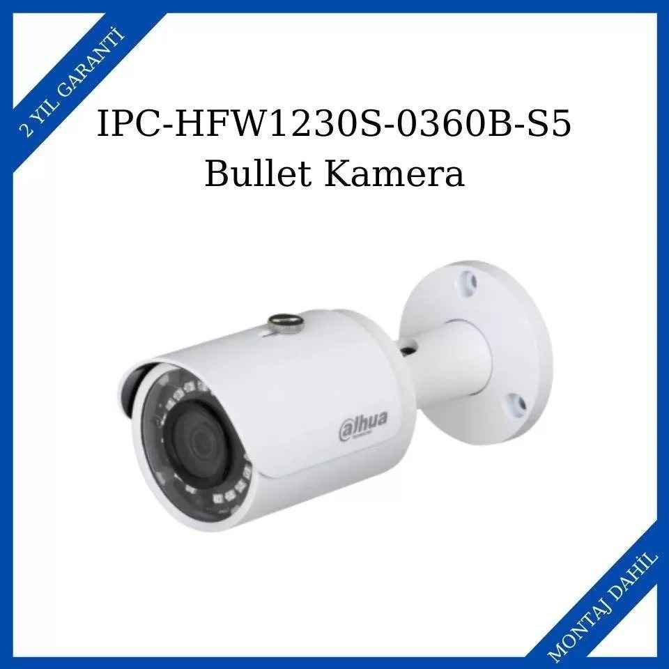 Dahua IPC-HFW1230S-0360B-S5 2MP IR Mini-Bullet Network Kamera
