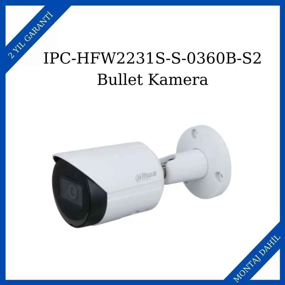 Dahua IPC-HFW2231S-S-0360B-S2 2MP WDR IR Bullet Network Kamera