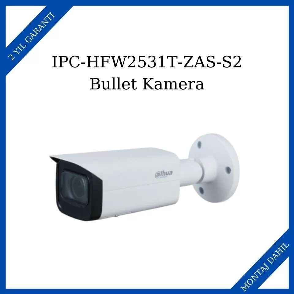 Dahua IPC-HFW2531T-ZAS-S2 5MP Lite IR Vari-focal Bullet Network