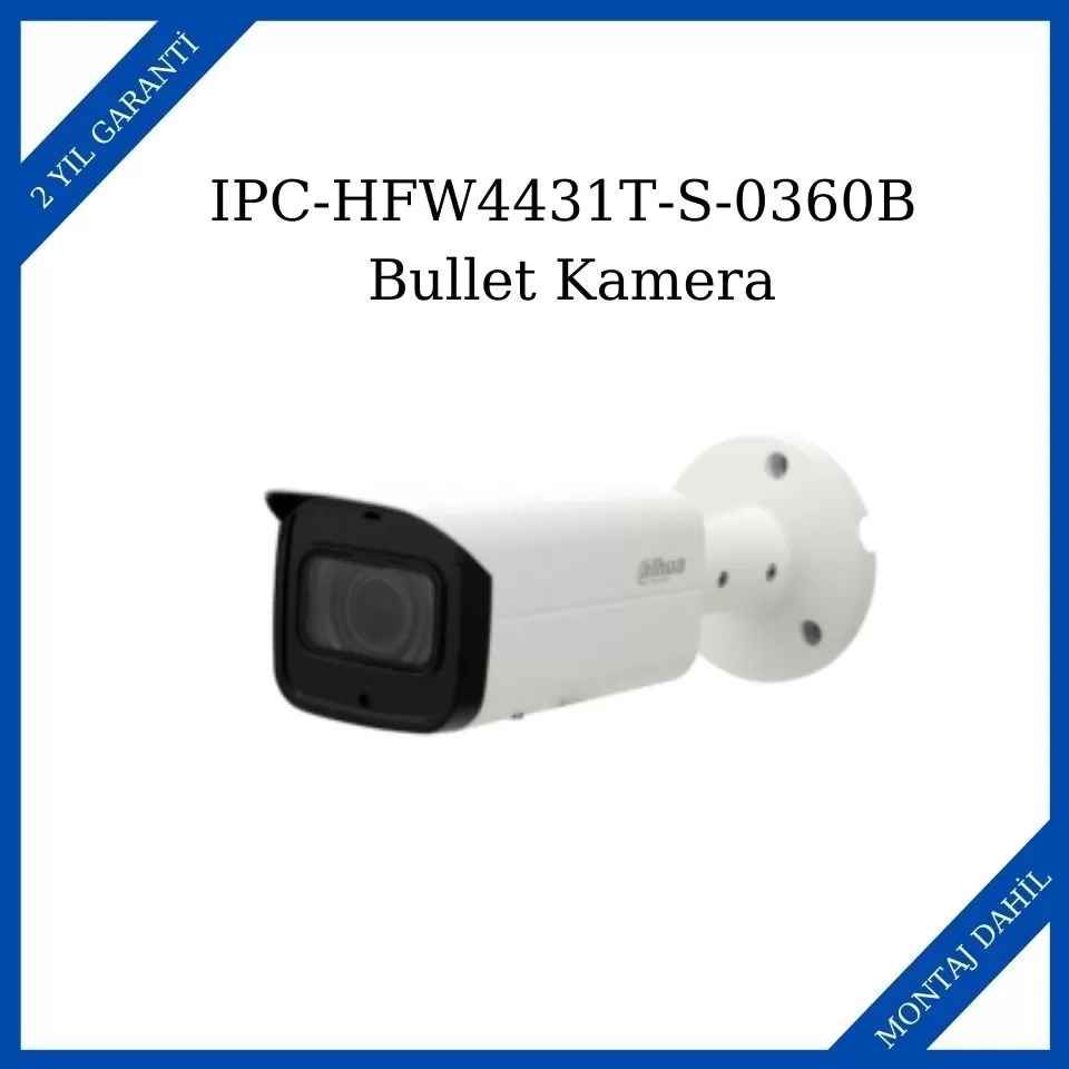 Dahua IPC-HFW4431T-S-0360B 4MP WDR IR Mini Bullet Network Kamera
