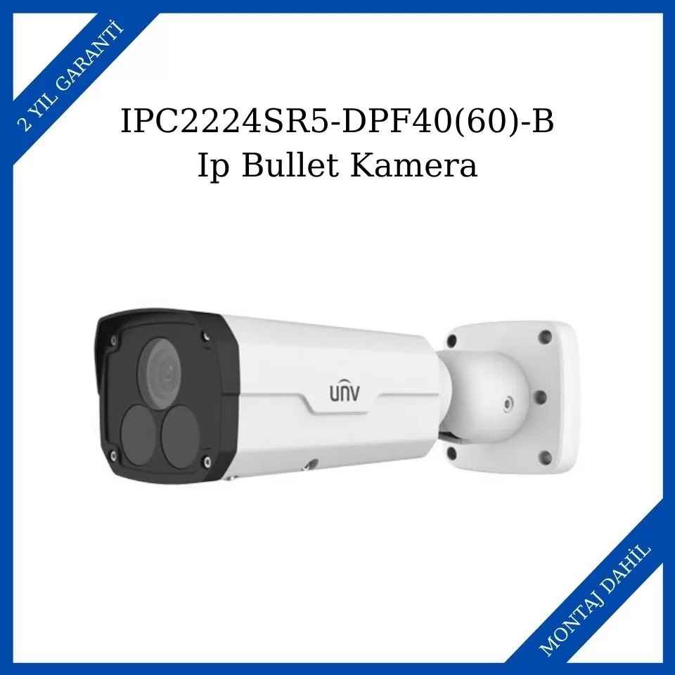 Uniview IPC2224SR5-DPF40(60)-B Ip Bullet Kamera