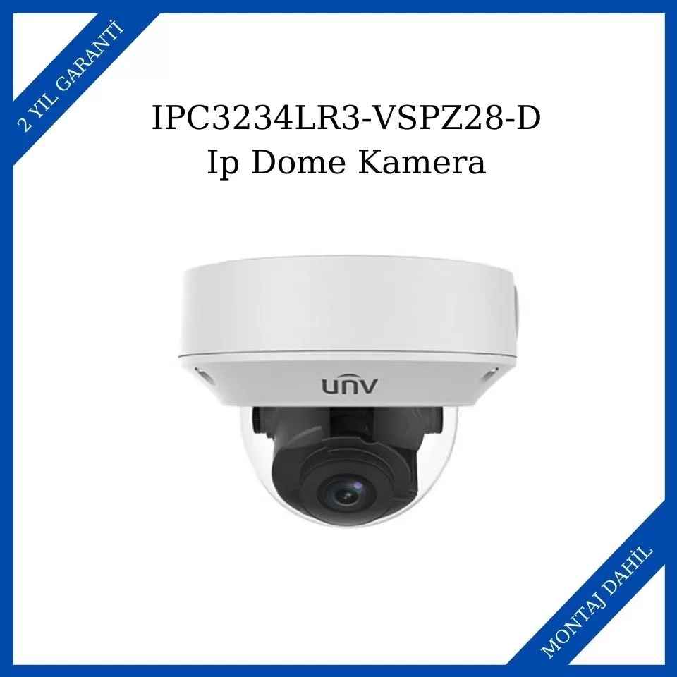 Uniview IPC3234LR3-VSPZ28-D Ip Dome Kamera