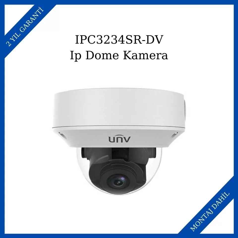 Uniview IPC3234SR-DV Ip Dome Kamera