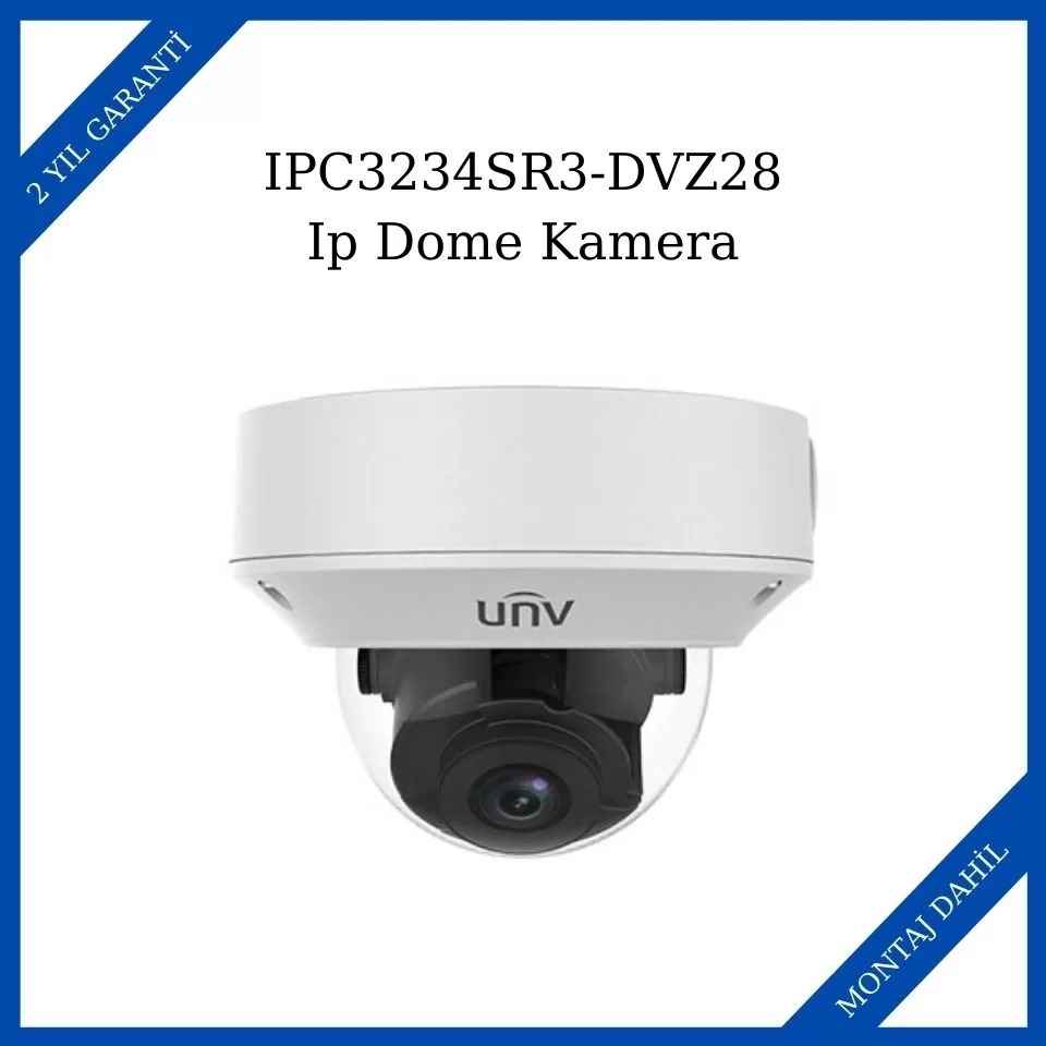 Uniview IPC3234SR3-DVZ28 Ip Dome Kamera