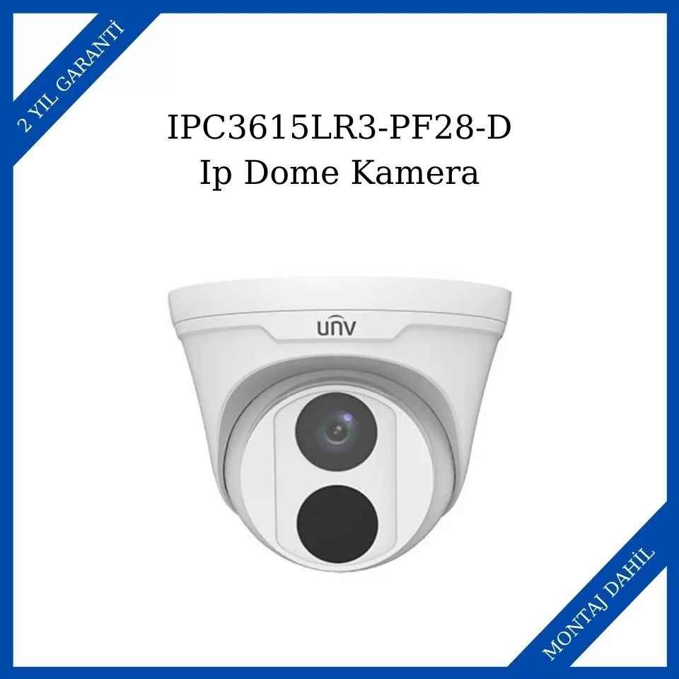 Uniview IPC3615LR3-PF28-D Ip Dome Kamera