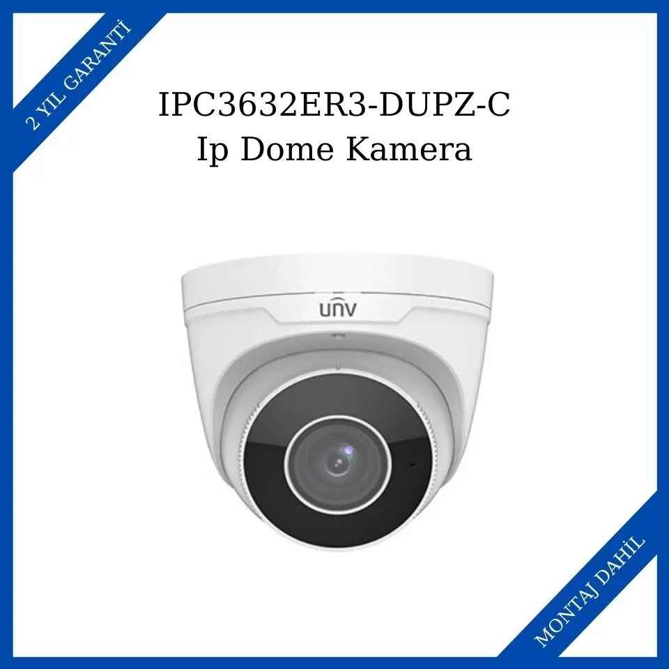 Uniview IPC3632ER3-DUPZ-C Ip Dome Kamera