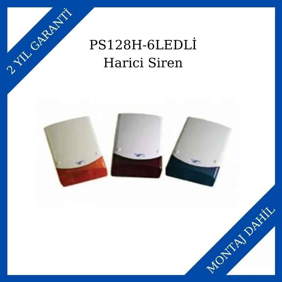Paradox PS128H-6LEDLI Harici Siren