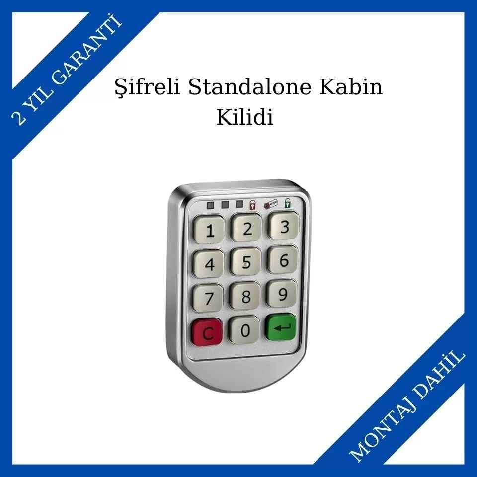 Makim Şifreli Standalone Kabin Kilidi