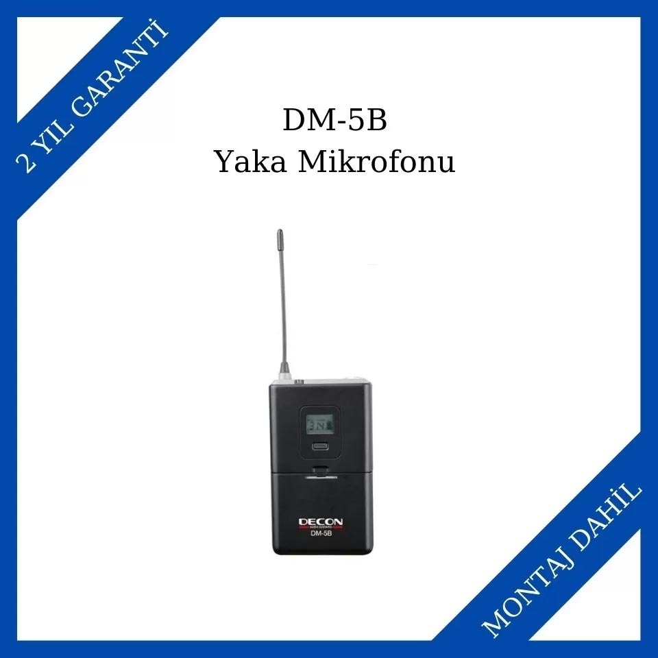 Decon DM-5B Yaka Mikrofonu