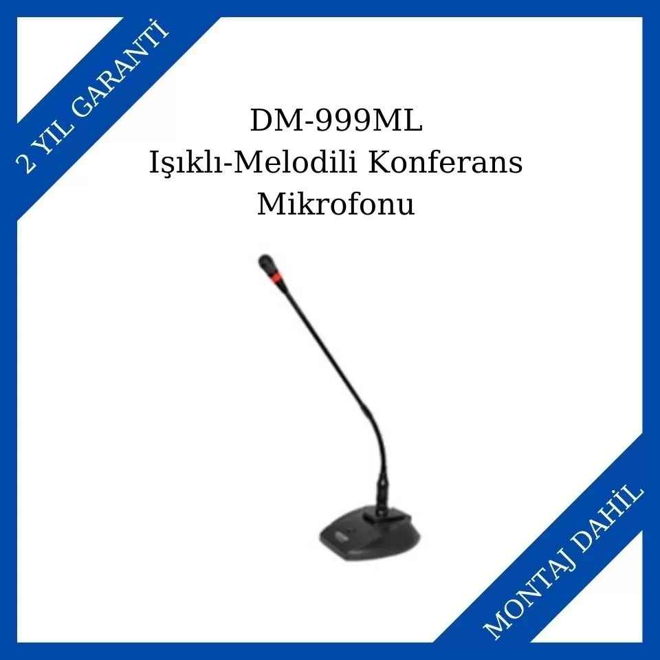 Decon DM-999ML Işıklı-Melodili Konferans Mikrofonu