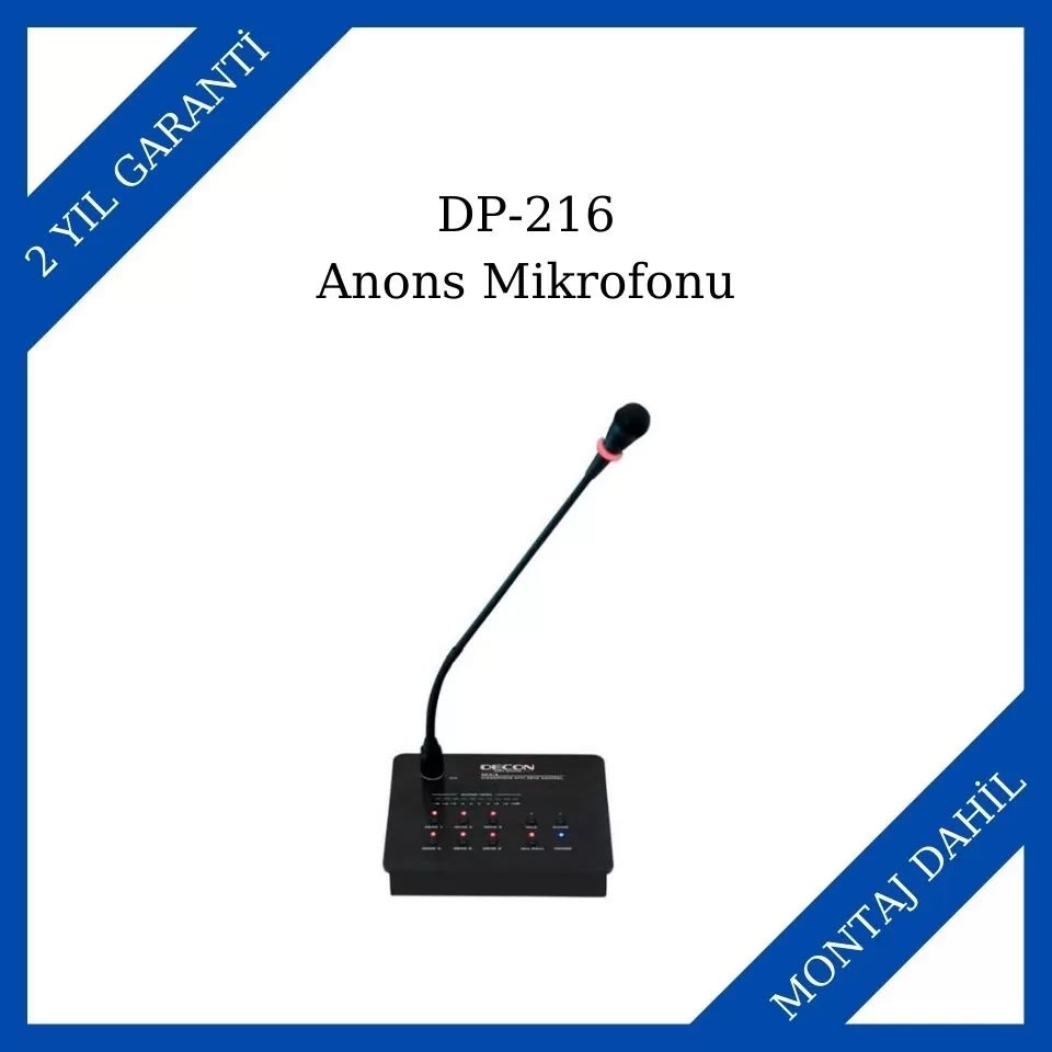 Decon DP-216 Anons Mikrofonu