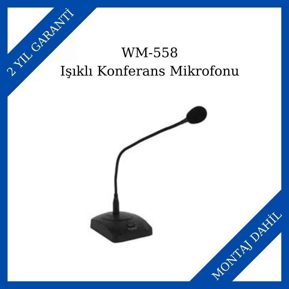Westa WM-558 Işıklı Konferans Mikrofonu