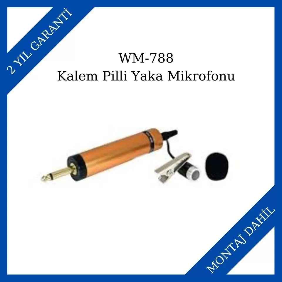 Westa WM-788 Kalem Pilli Yaka Mikrofonu