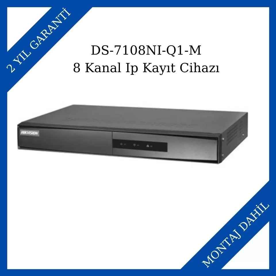 Haikon/Hikvision DS-7108NI-Q1-M 8 Kanal Ip Kayıt Cihazı