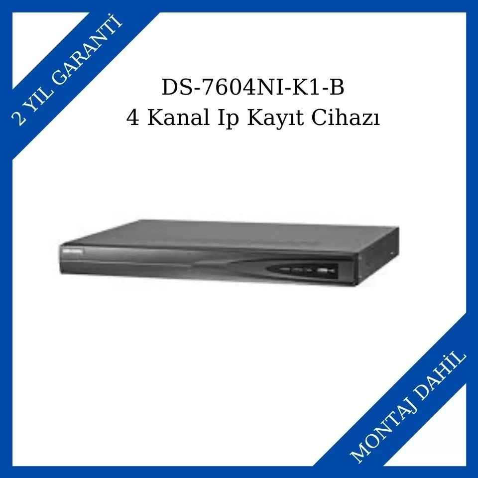 Haikon/Hikvision DS-7604NI-K1-B 4 Kanal Ip Kayıt Cihazı