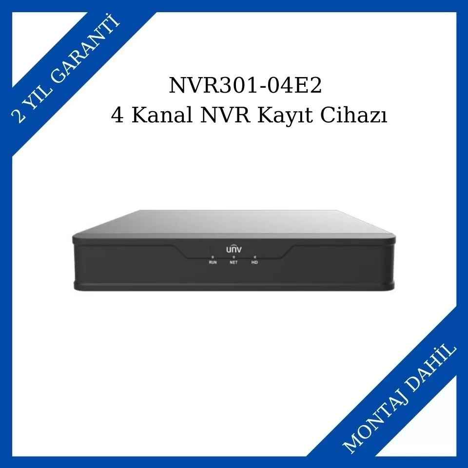 Uniview NVR301-04E2 4 Kanal NVR Kayıt Cihazı