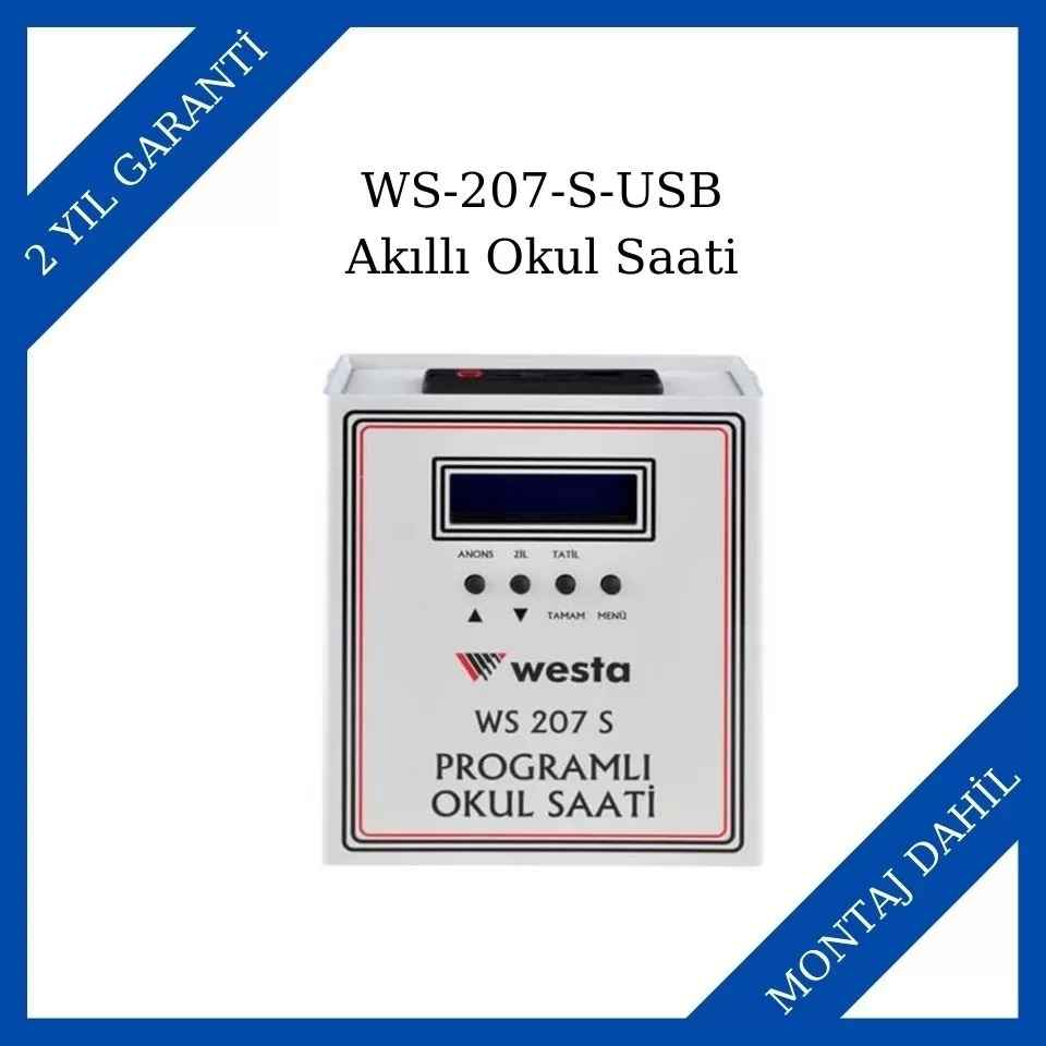 Westa WS-207-S-USB Akıllı Okul Zil Saati