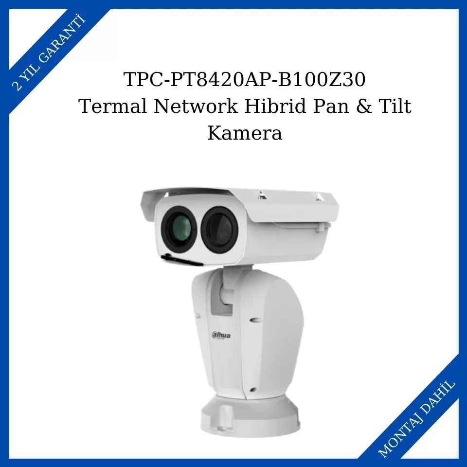 Dahua TPC-PT8420AP-B100Z30 Termal Network Hybrid Pan ve Tilt Kamera