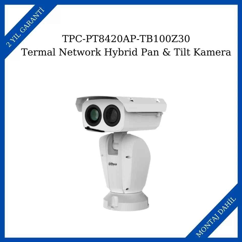 Dahua TPC-PT8420AP-TB100Z30 Termal Network Hybrid Pan ve Tilt Kamera