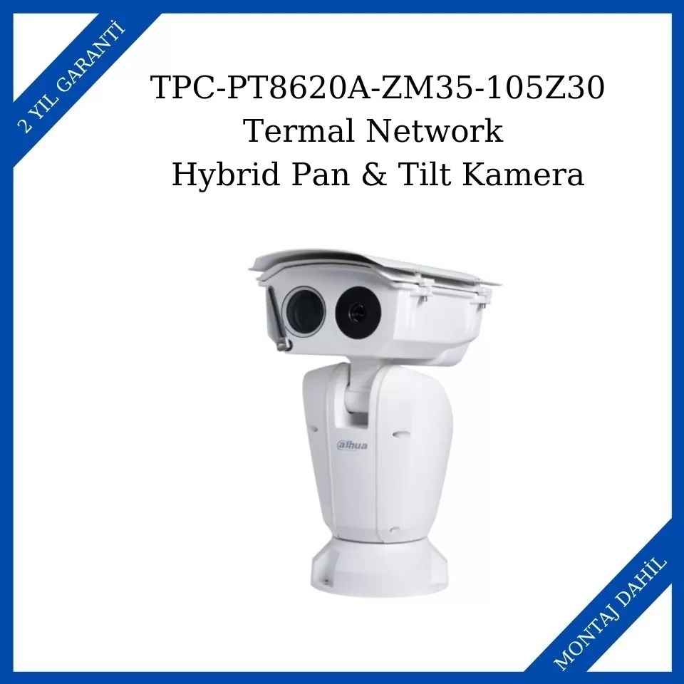 Dahua TPC-PT8620A-ZM35-105Z30 Termal Network Hybrid Pan ve Tilt Kamera