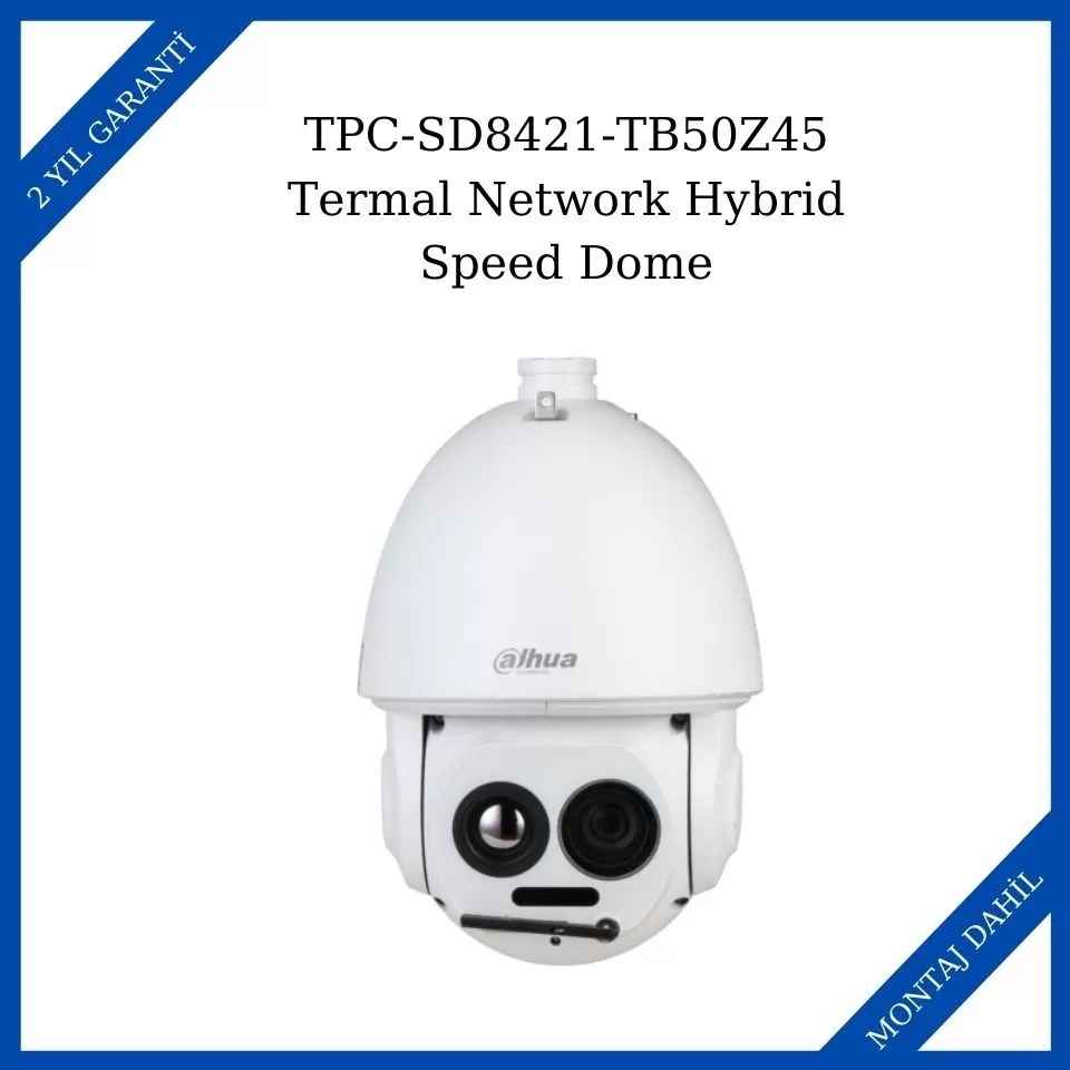 Dahua TPC-SD8421-TB50Z45 Termal Network Hybrid Speed Dome Kamera