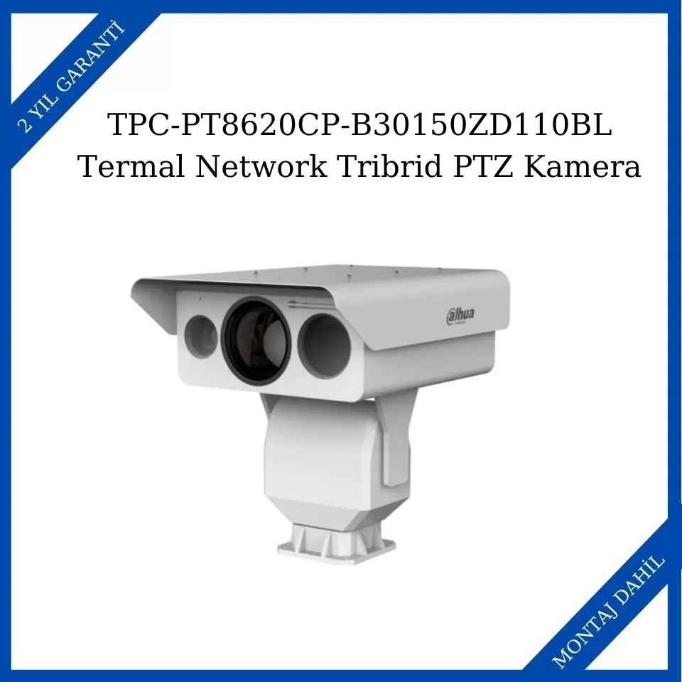 Dahua TPC-PT8620CP-B30150ZD110BL Termal Network Tribrid PTZ Kamera