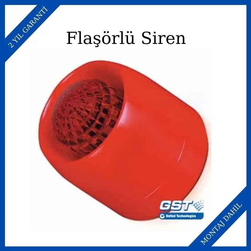 GST Flaşörlü Siren