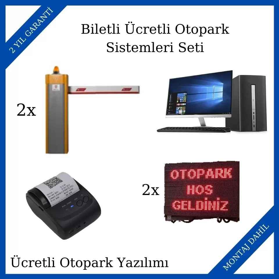 Arma Biletli Ücretli Otopark Sistemleri Seti