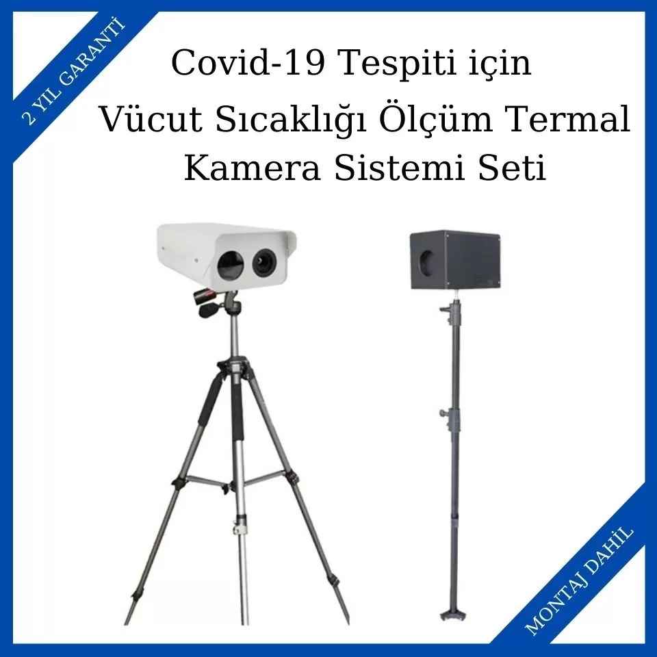 Dahua Covid-19 Tespiti İçin Vücut Sıcaklığı Ölçüm Termal Kamera Sistemi Seti