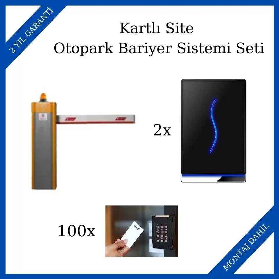Arma Kartlı Site Otopark Bariyer Sistemi Seti