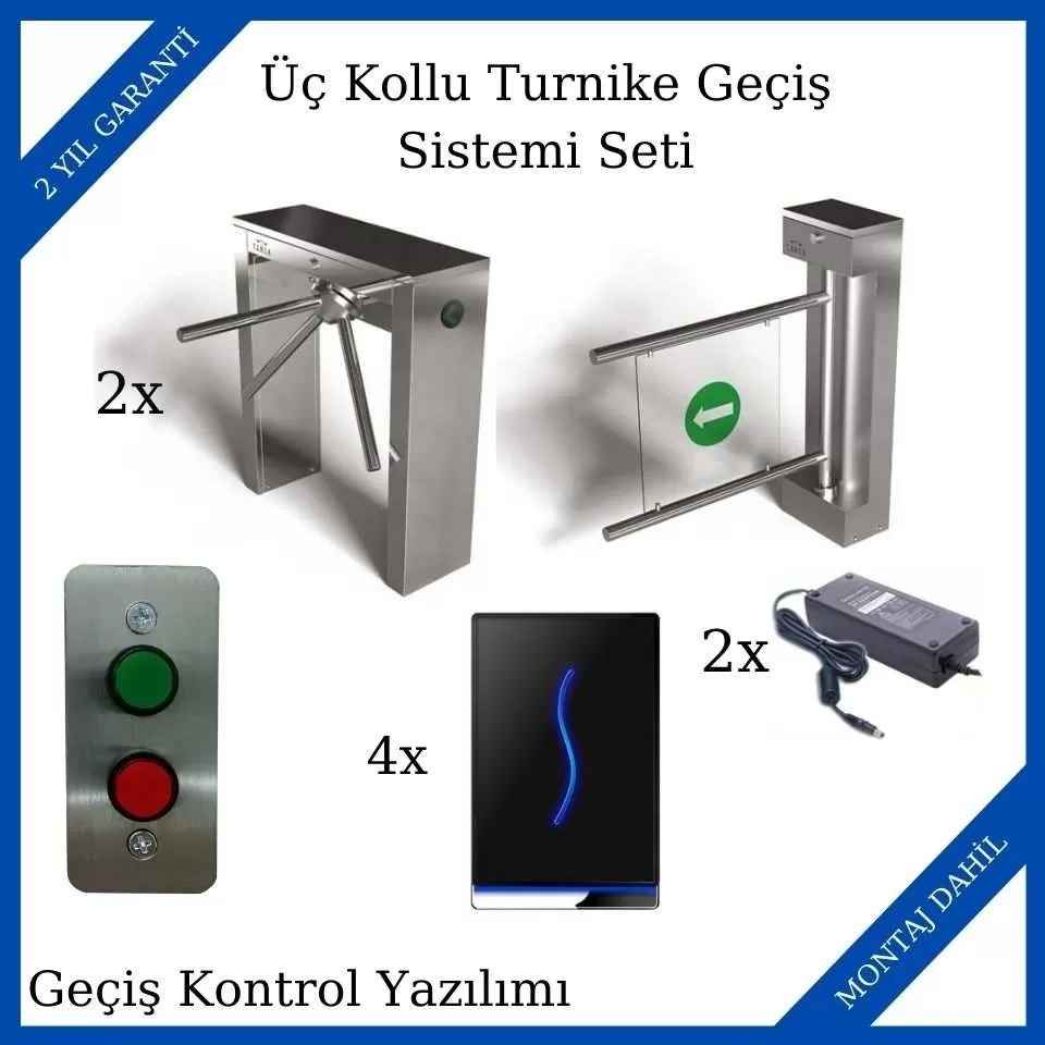 Tansa Üç Kollu Turnike Sistemi Seti