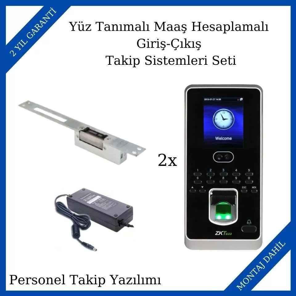 Yüz Tanımalı Maaş Hesaplamalı Giriş-Çıkış Takip Sistemleri Seti