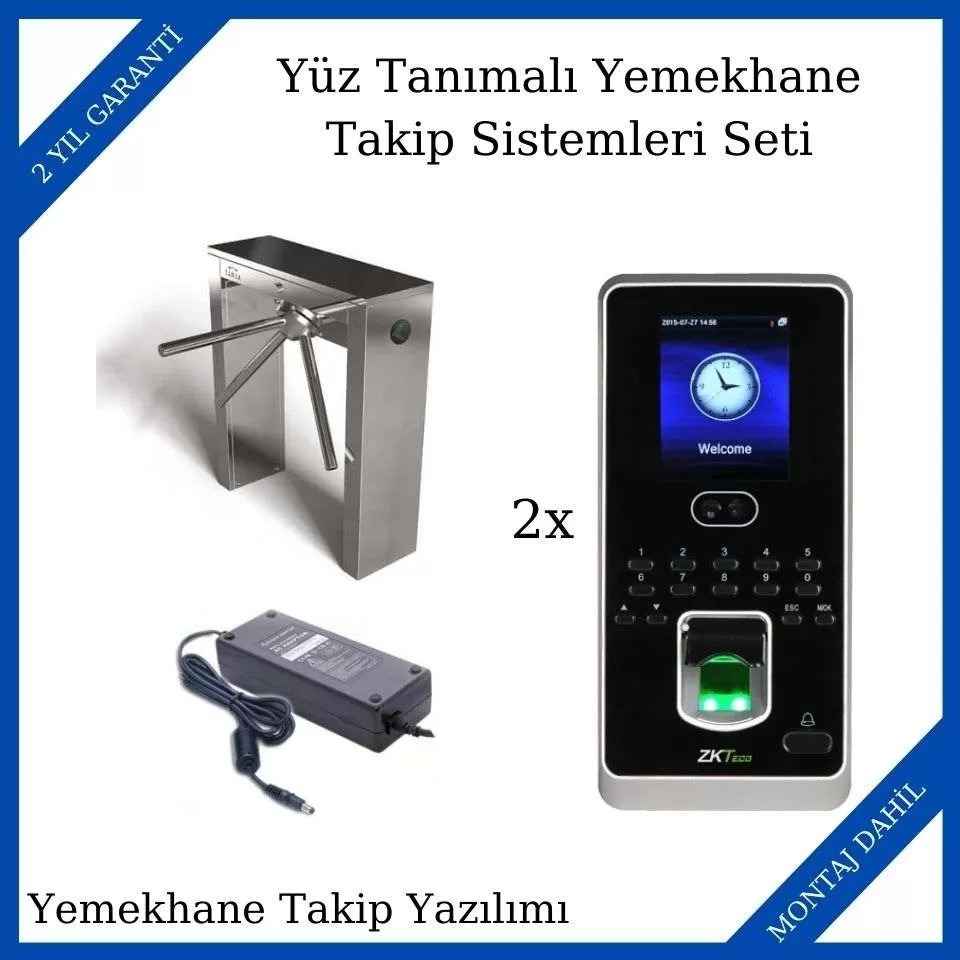  Yüz Tanımalı Yemekhane Takip Sistemleri Seti