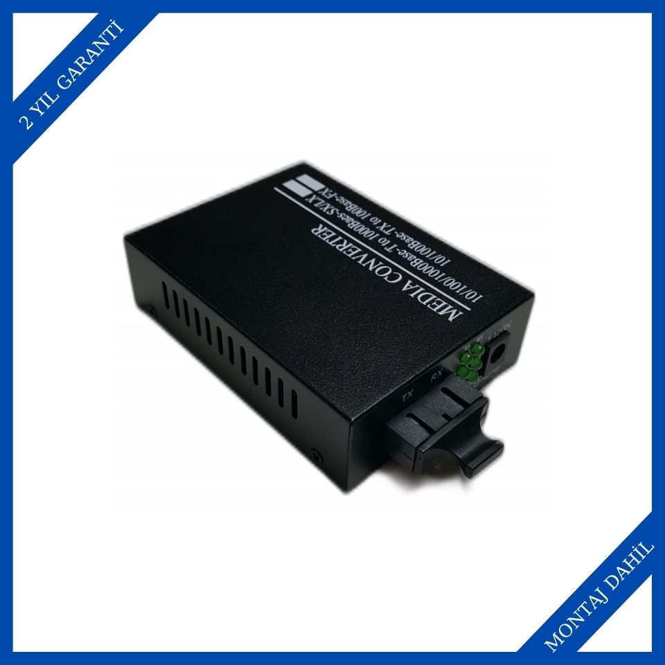 CLR Networks CLR-MCG-41SC 4 Bağlantı Noktalı Fiber Optik Ortam Dönüştürücü