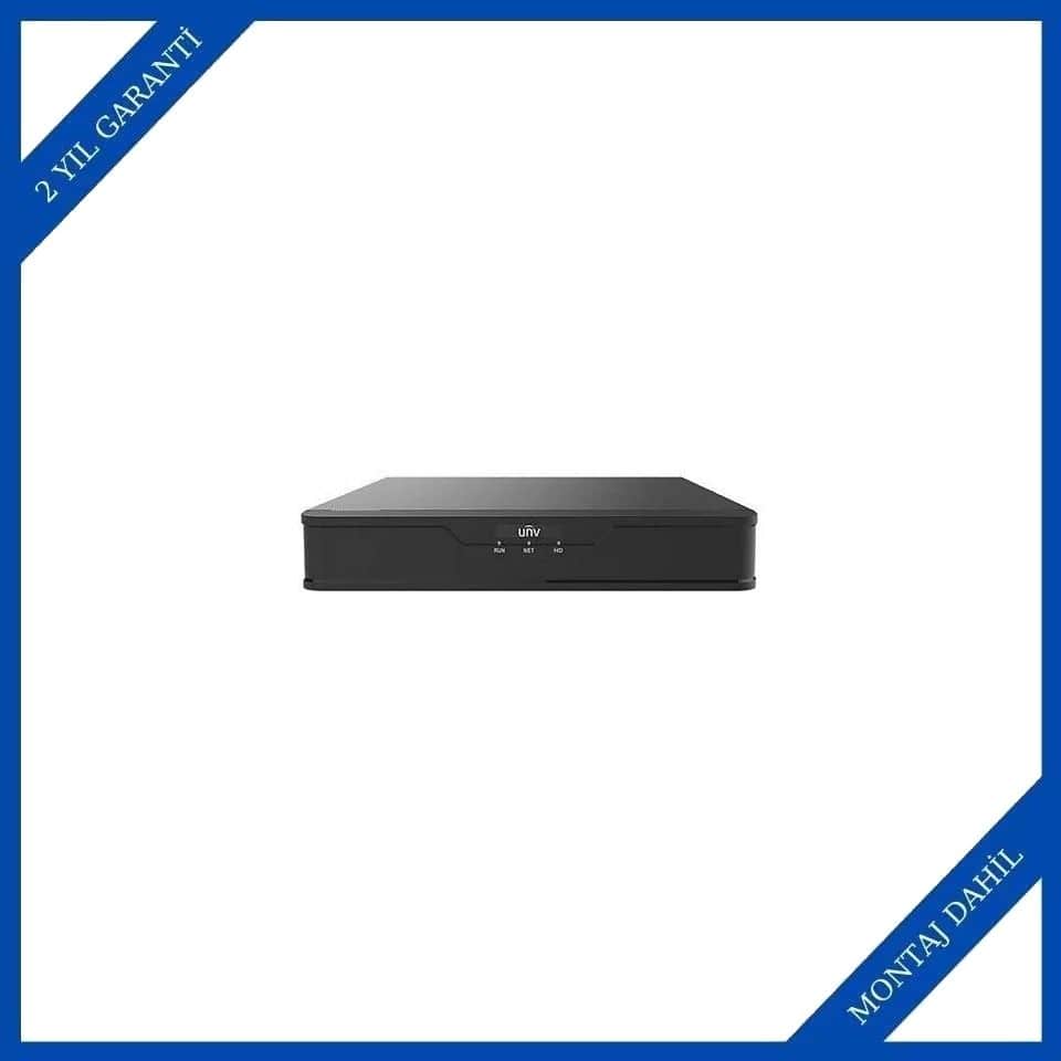 Uniview NVR301-08S3-P8 8 Kanal Poeli Nvr Kamera Kayıt Cihazı