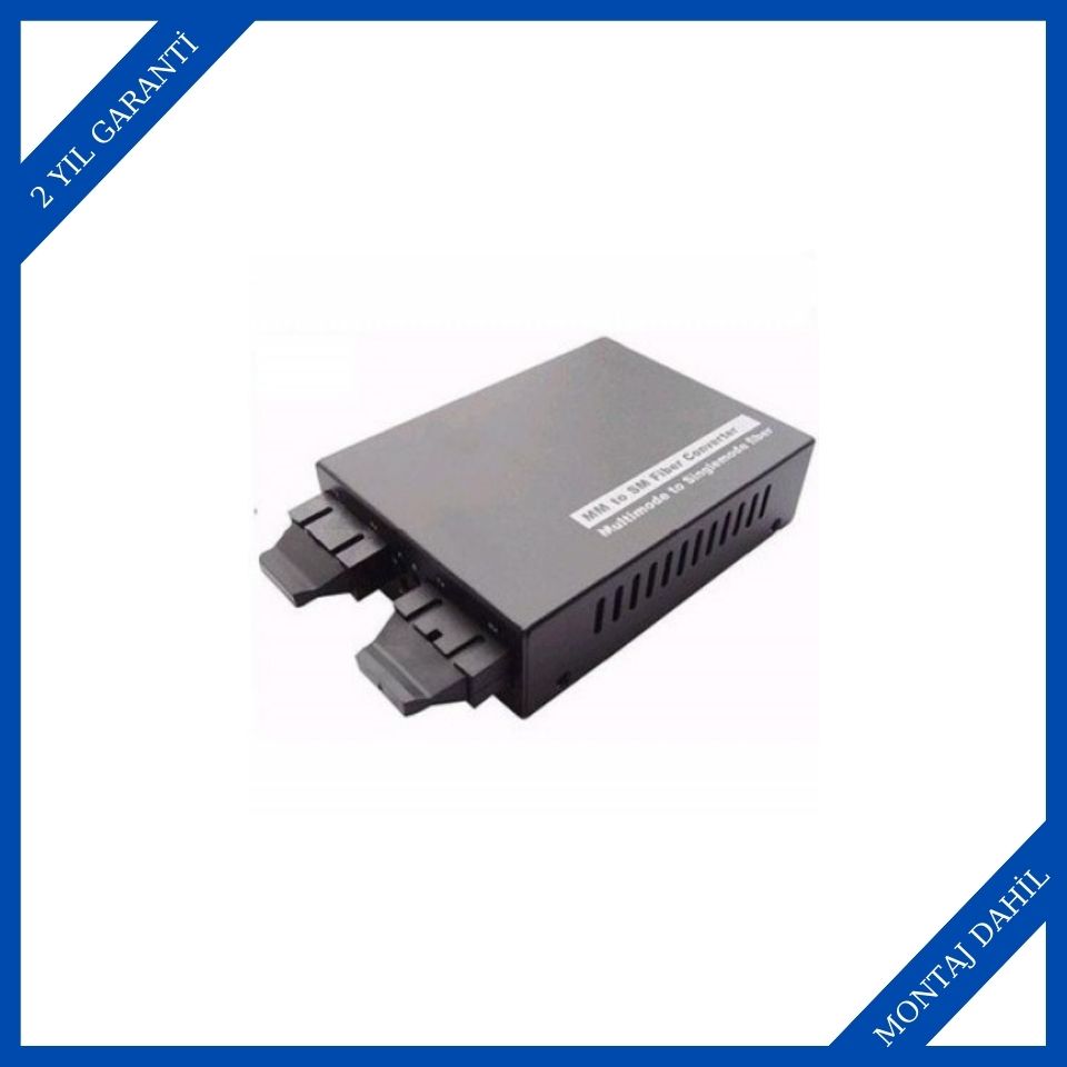 CLR Networks CLR-MCF-M2S Hızlı Ethernet Fiber Mod Çevirici